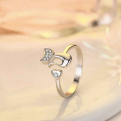 love heart platinum plated