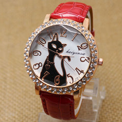 Cat Round Dial Quartz Watche