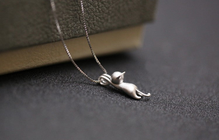 Sterling Silver Necklaces Cats