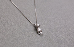 Sterling Silver Necklaces Cats