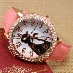 Cat Round Dial Quartz Watche