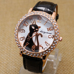 Cat Round Dial Quartz Watche