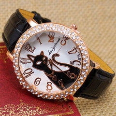 Cat Round Dial Quartz Watche