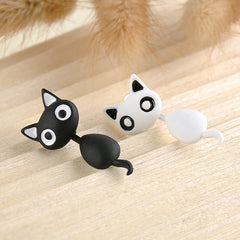 Kitten Cat Stud Earrings