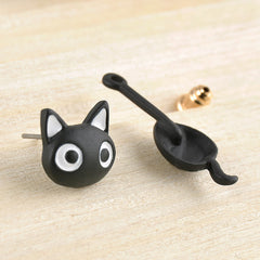 Kitten Cat Stud Earrings