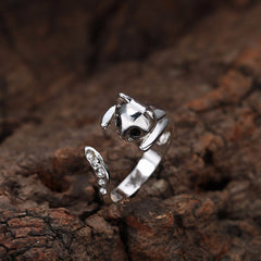 Cat Ring Angel Kitty Wing