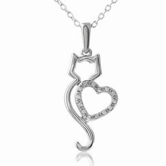 Cat Kitty Pendant Necklace